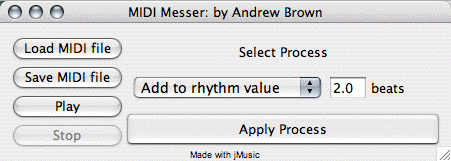 MIDI Messer screen shot
